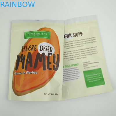 Supporto sul sacchetto di plastica della serratura dello zip/supporto sulla borsa del sacchetto/sul supporto di alluminio sulla borsa con la borsa d'imballaggio dello spuntino dell'alimento della chiusura lampo