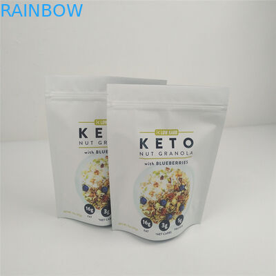 Supporto della chiusura lampo di VMPET 120mic sull'incisione di imballaggio per alimenti di MOPP del sacchetto stampato