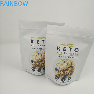 Supporto della chiusura lampo di VMPET 120mic sull'incisione di imballaggio per alimenti di MOPP del sacchetto stampato