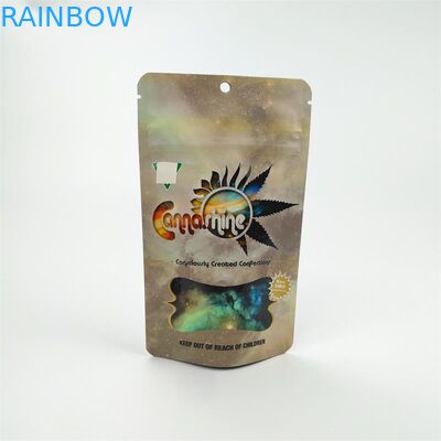 Borsa risigillabile VMPET della prova 3.5g Mylar dell'odore per i biscotti