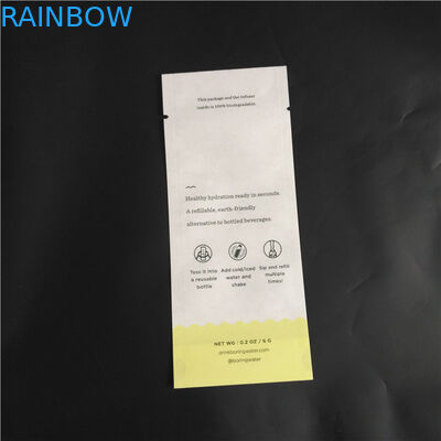 L'imballaggio composto biodegradabile della spezia della polvere dell'alimento di PLA di carta kraft dell'amico di Eco insacca tre sacchetti laterali della guarnizione