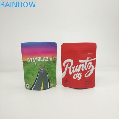 I biscotti del campione libero 3.5g 7g 14g 28g 1pound stanno sulle borse per le cannabis Runtz Kush Haze della canapa CBD