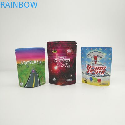 I biscotti su misura di logo 3.5g 7g 14g 28g 1pound stanno sulle borse per le cannabis Runtz di Kush Haze Herb CBD