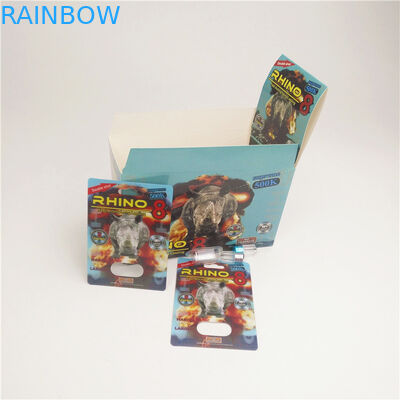 le pillole sessuali 90mic producono delle bolle sulle carte di carta per il magnum di rinoceronte