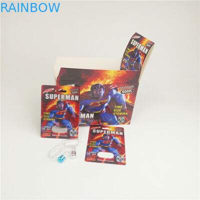 Potenziamento maschio della carta della bolla della carta 200mic 500K 3D delle pillole 3D di rinoceronte 8