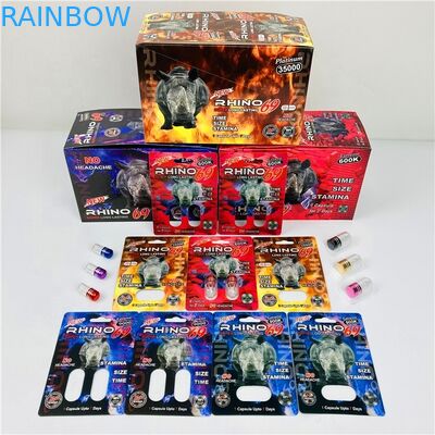 Carte di plastica 3D del foro 89X127mm del doppio di FDA per il rinoceronte 7