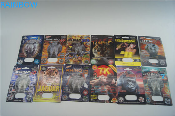 Carte di plastica 3D del foro 89X127mm del doppio di FDA per il rinoceronte 7