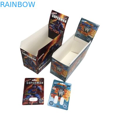 Carta di carta della bolla della carta 500k 3D della bolla della pillola del sesso dello SGS dell'ologramma con la scatola di presentazione