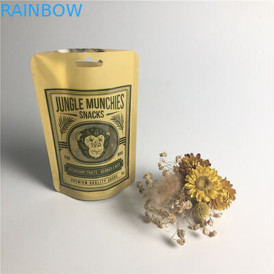 AL 0.7C Matt Snack Packaging Bags Stand di PA 1.5C su MPET