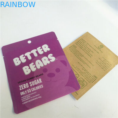 Borsa d'imballaggio Cmyk dello spuntino piano di VMPET 1.2C NY 1.5C per il biscotto Candy