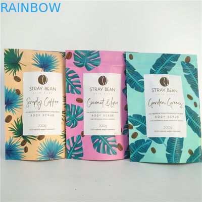 Sacchetto d'imballaggio di Mylar del di alluminio della borsa 100g 200g di OPP del sale da bagno opaco del vmpet