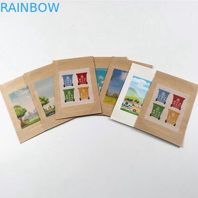 Il PLA d'imballaggio della borsa della carta della frutta dello SGS IL MOPP 50mic dell'amido di mais ha allineato