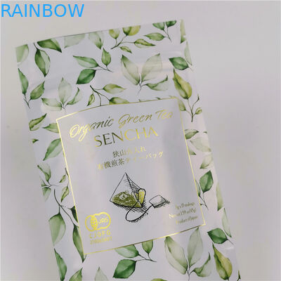 Il sacchetto 120mic MOPP del tè del di alluminio di iso VMPET di CMYK sta sulla borsa della chiusura lampo