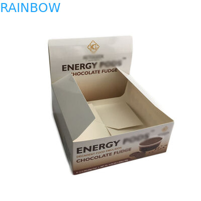 Vmpet d'imballaggio del bordo di avorio del contenitore 350G di carta dell'esposizione di iso CMYK dello spuntino