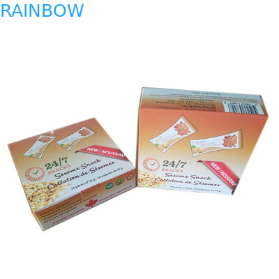 Vmpet d'imballaggio del bordo di avorio del contenitore 350G di carta dell'esposizione di iso CMYK dello spuntino