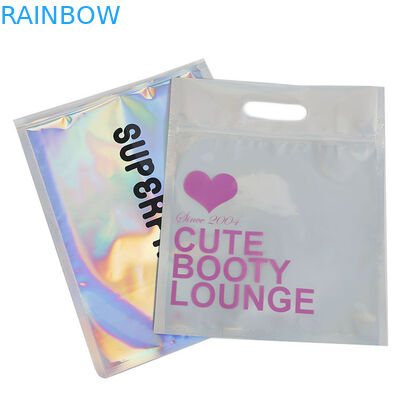 Borsa Cmyk di imballaggio di plastica dell'abbigliamento di VMPET Mopp 110mic con la finestra