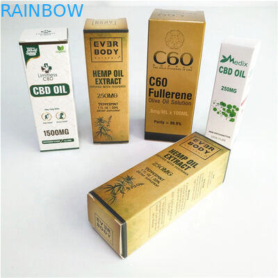 Cosmetici di carta dello SGS CMYK che imballano timbratura della stagnola delle scatole 2oz 60ml 30ml