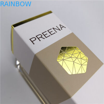 Cosmetici di carta dello SGS CMYK che imballano timbratura della stagnola delle scatole 2oz 60ml 30ml