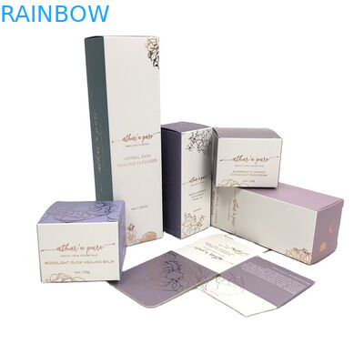 Cosmetici di carta dello SGS CMYK che imballano timbratura della stagnola delle scatole 2oz 60ml 30ml
