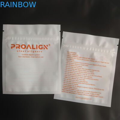 Incisione delle borse di imballaggio di plastica di Cmyk 120mic MOPP dei denti con un lato