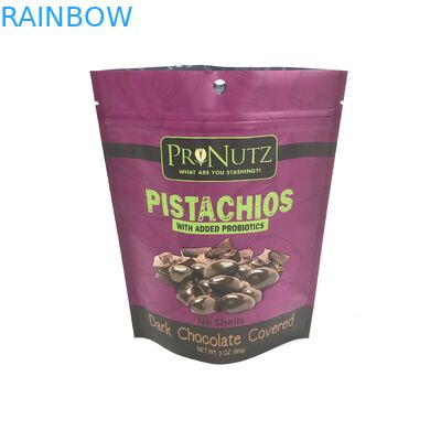 Iso VMPET Matte Zip Lock Bags 14g di incisione di MOPP risigillabile per alimento