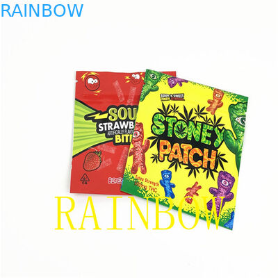 la saldatura a caldo Mylar di 100mic Edibles CMYK sventa le caramelle del sacchetto 80x100mm VMPET