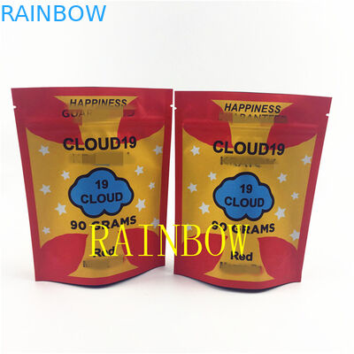 Il biscotto di plastica di FDA 120mic Mylar Edibles insacca il sacchetto della chiusura lampo della stagnola del seme di VMPET