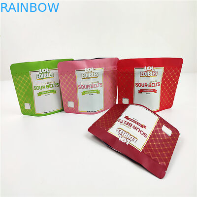 I biscotti Mylar di Mopp 180mic 3.5g insacca le borse della chiusura lampo della prova dell'odore dell'ANIMALE DOMESTICO dello SGS