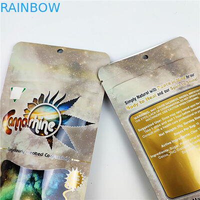 Sacchetti d'imballaggio della borsa 3.5g CBD Mylar della prova dell'odore del biscotto del FSC BSCI CMYK