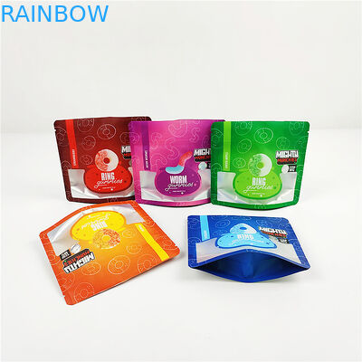 borsa opaca d'imballaggio del FSC CBD Mylar della borsa di 28g 80mic 1/4oz CMYK Mylar