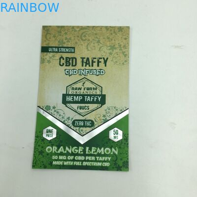 1g stampati su ordinazione 3.5g riciclano borsa commestibile gommosa dell'erbaccia del supporto su 3.5g mylar dell'orso CBD della chiusura lampo della prova dell'odore la piccola