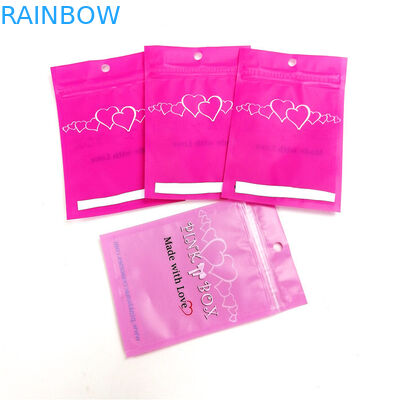 L'abitudine ha stampato i chiari gioielli Mylar Matte Packaging Bags For Hair Accesaories/gioielli/Aligners/braccialetti