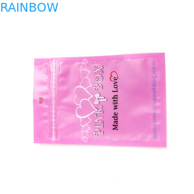 il film multiplo di progettazione di logo di foi della borsa di plastica su ordinazione dei gioielli ha tagliato i Aligners che imballano le borse per la chiara borsa a chiusura lampo dei vestiti