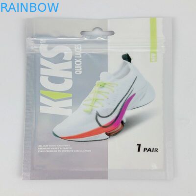 L'imballaggio di plastica riutilizzabile di Mini Zipper Pouch Shoe Pad insacca la borsa laterale della guarnizione tre per i laccetti