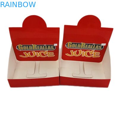 Barre su ordinazione della proteina del cioccolato delle barre di energia della scatola di presentazione di Logo Energy Drink Paper Counter che imballano le scatole