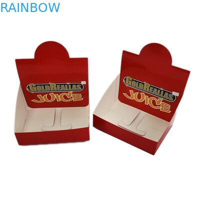 Barre su ordinazione della proteina del cioccolato delle barre di energia della scatola di presentazione di Logo Energy Drink Paper Counter che imballano le scatole