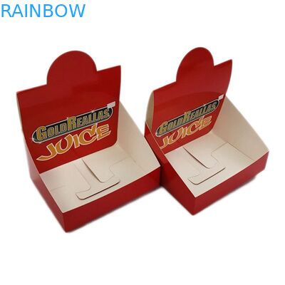 Barre su ordinazione della proteina del cioccolato delle barre di energia della scatola di presentazione di Logo Energy Drink Paper Counter che imballano le scatole