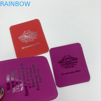 alimento delle borse per il croco di zafferano asciutto e tè 500pcs MOQ per la borsa d'imballaggio matta d'imballaggio su ordinazione della borsa