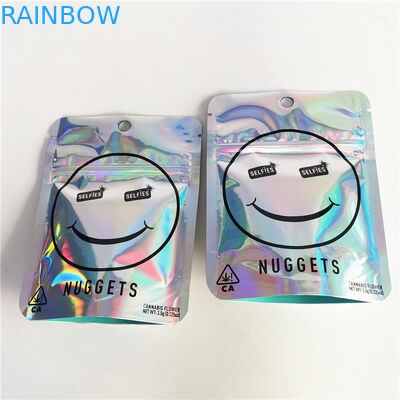 incenso di erbe di 3.5g Cbd che imballa la borsa della chiusura lampo di Matte Glossy 12C VMPET Cbd