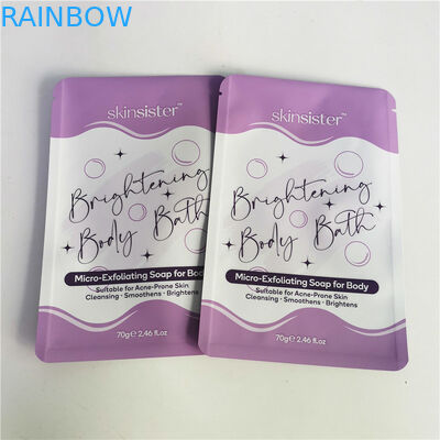 Borsa cosmetica laminata risigillabile della chiusura lampo dello SGS MPET della borsa dello spuntino di AL 0.7C 12C
