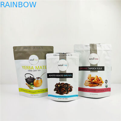 Rotocalcografia dello SGS CMYK del sacchetto di plastica del di alluminio del commestibile 120mic