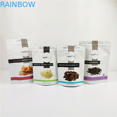 Borsa d'imballaggio valutata della borsa VMPET THC CBD della chiusura lampo del di alluminio di 200mic CMYK