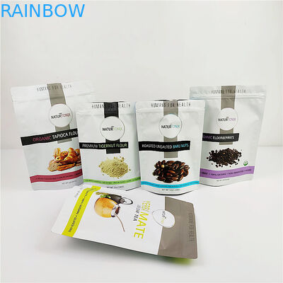 Borsa d'imballaggio valutata della borsa VMPET THC CBD della chiusura lampo del di alluminio di 200mic CMYK