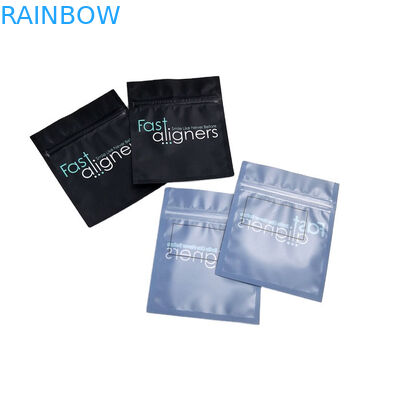 Borse d'imballaggio di Mylar dei Aligners trasparenti di Front Reusable Zipper Bags MOPP CMYK