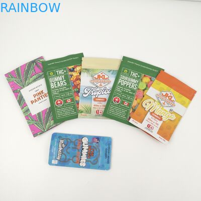 Sacchetto della chiusura lampo di Doypack di incisione di CMYK 200mic Matte Aluminum Foil Pouches VMPET