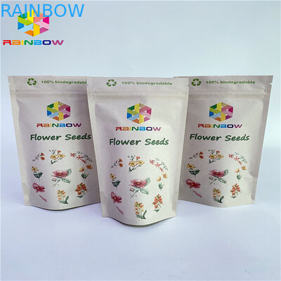 La borsa a chiusura lampo Vmpet di carta kraft di PA 1.5c 80mic ha laminato le borse d'imballaggio del dado