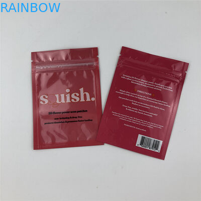 borsa 0.7c Al With Clear Front Window della chiusura lampo di Mylar di incisione di 120mic MOPP