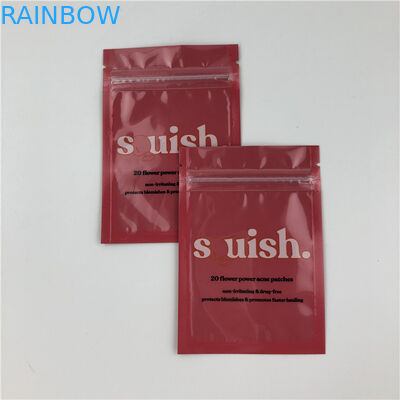 borsa 0.7c Al With Clear Front Window della chiusura lampo di Mylar di incisione di 120mic MOPP