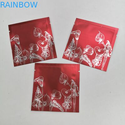 Piccola guarnizione lata Tre Mini Cosmetic Cotton Bags Packet che imballa le borse su misura della saldatura a caldo della borsa della chiusura lampo dell'alimento