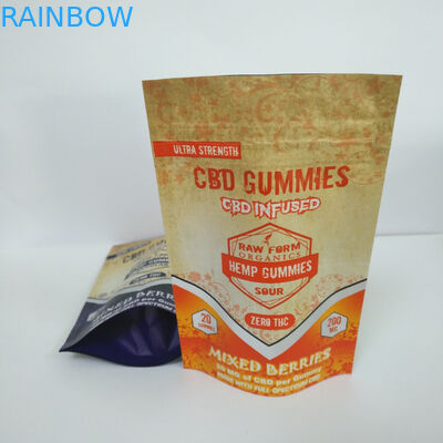 sacchetto d'imballaggio di Gummies delle caramelle del sacchetto di 150mg THC CBD Sugar Doypack Candies Gummies Packaging